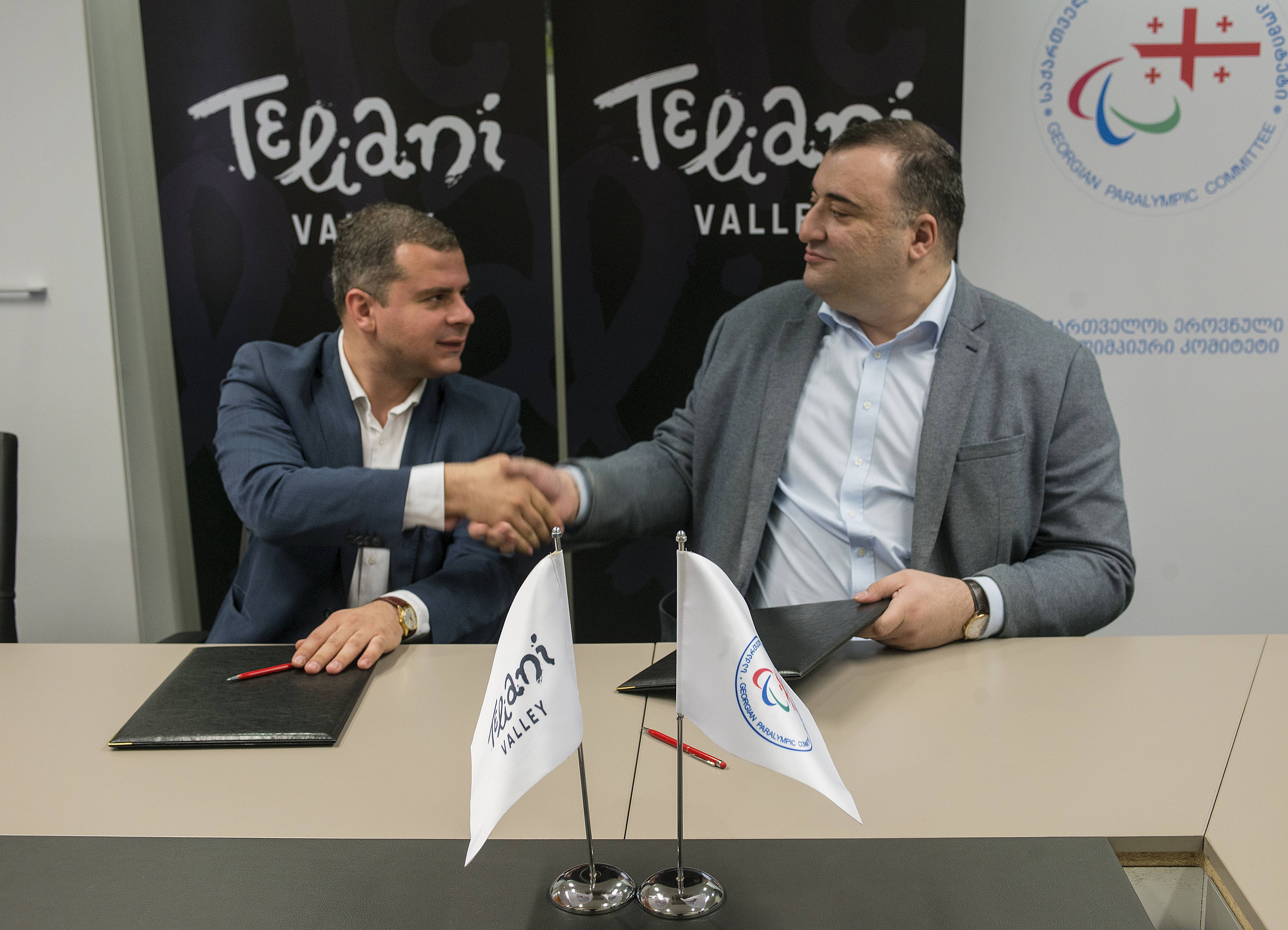 თელიანი ველი საქართველოს ეროვნული პარალიმპიური კომიტეტის პარტნიორი გახდა.